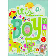 Its a Boy Congratulations Card