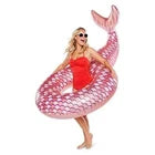Load image into Gallery viewer, 6 FT MERMAID TAIL Rose Gold - Inflatable Swimming Pool Float Tube
