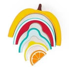 Load image into Gallery viewer, FAO Schwarz Fruit Stacker Wood Building Set - 5pc

