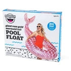 Load image into Gallery viewer, 6 FT MERMAID TAIL Rose Gold - Inflatable Swimming Pool Float Tube
