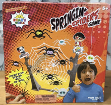 Load image into Gallery viewer, Ryan&#39;s World Springin&#39; Spiders Game
