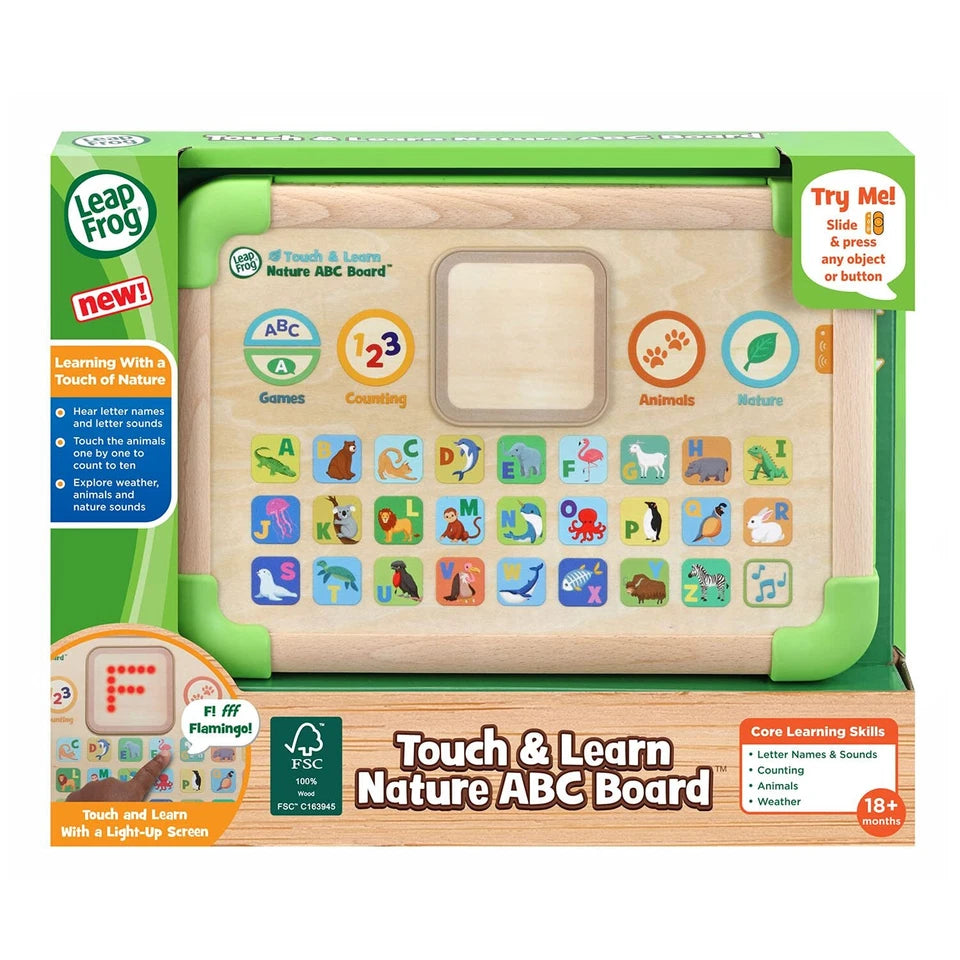 LeapFrog Touch and Learn Nature ABC Board Green