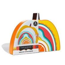 Load image into Gallery viewer, FAO Schwarz Fruit Stacker Wood Building Set - 5pc
