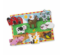 Load image into Gallery viewer, Melissa and Doug-  Farm Animals Fresh Start Chunky Puzzle
