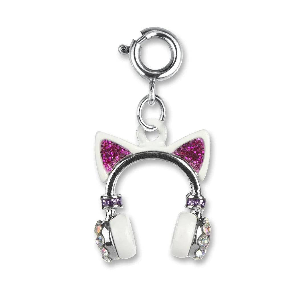 Charm It!- Kitty Ears Headphones Charm