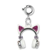 Charm It!- Kitty Ears Headphones Charm