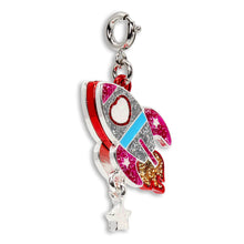 Load image into Gallery viewer, Charm It!- Glitter Rocket Charm
