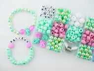 Mermaid DIY Bracelet Craft Kit For Kids, Girl Jewelry Gift