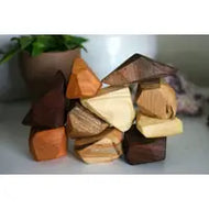 Indie Wood Co.-Mini Wooden Stacking Stones- 10 pc