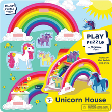 Load image into Gallery viewer, Unicorn House Play Puzzle
