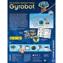 Load image into Gallery viewer, Thames &amp; Kosmos- The Amazing Tightrope-walking Gyrobot STEM Experiment Kit

