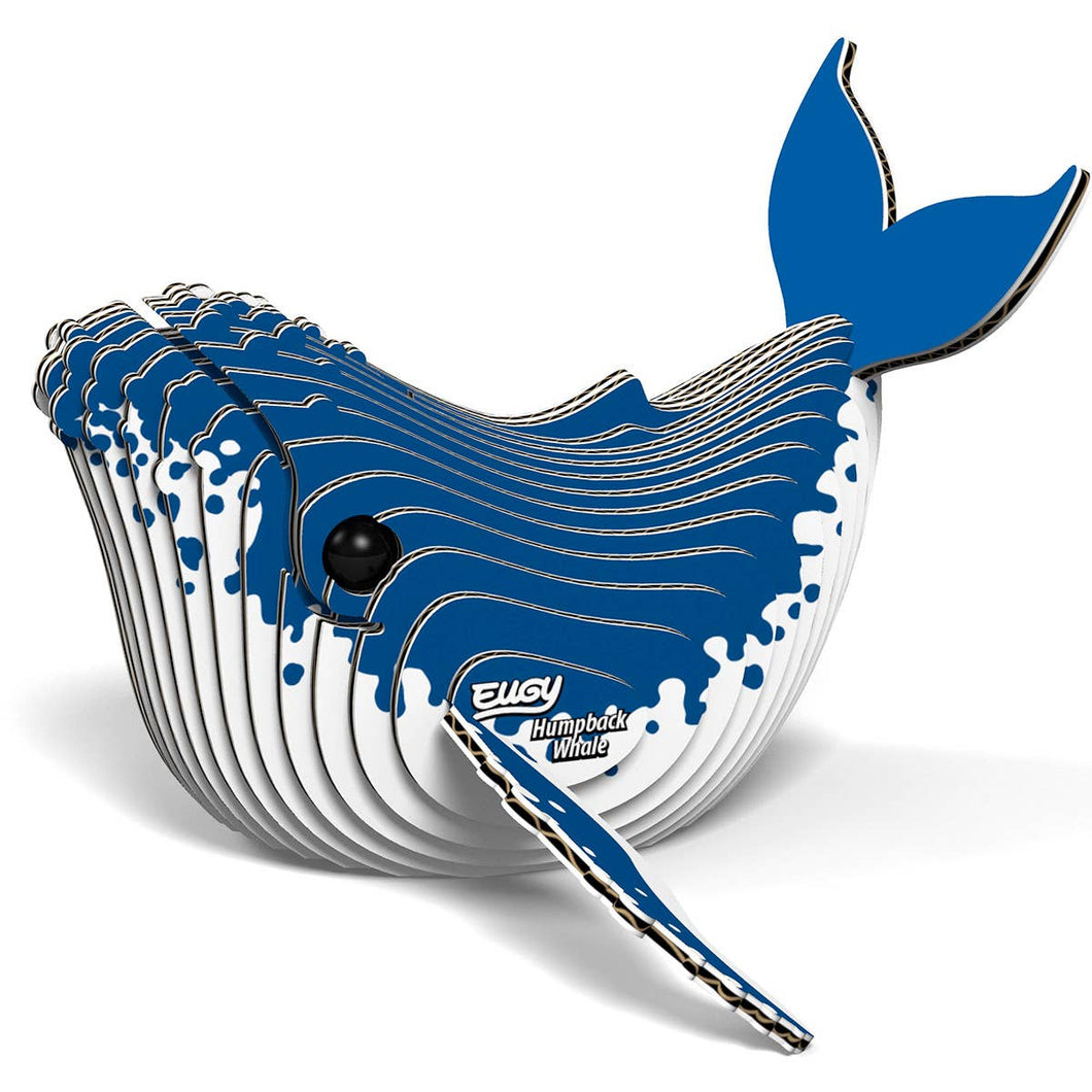 EUGY 051 Humpback Whale Eco-Friendly 3D Paper Puzzle