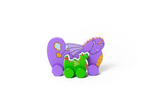Load image into Gallery viewer, Jack Rabbit Creations- Big &amp; Little Dragon Push Toy
