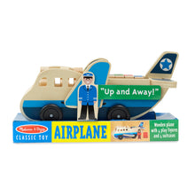 Load image into Gallery viewer, Melissa And Doug- Classic Wooden Toy Airplane Set
