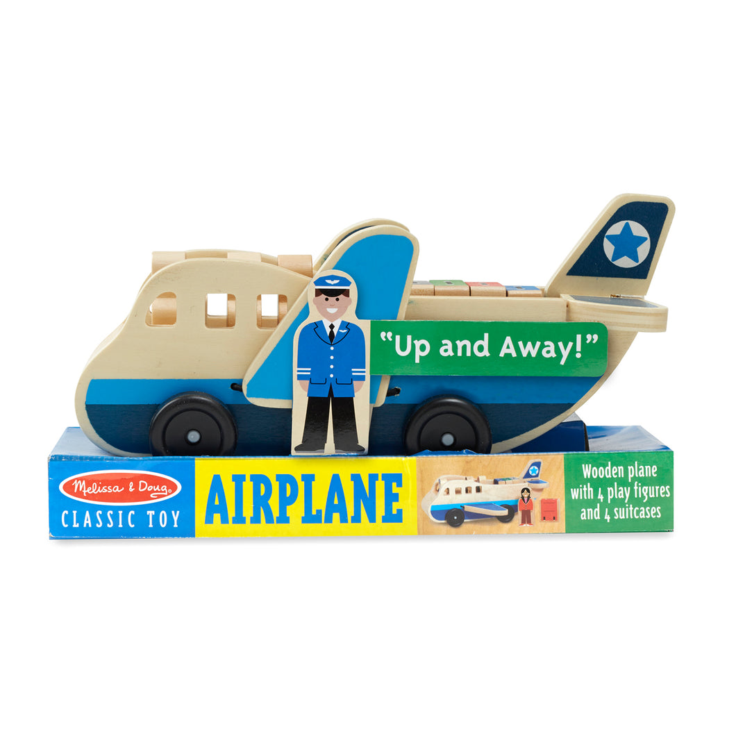 Melissa And Doug- Classic Wooden Toy Airplane Set