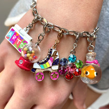 Load image into Gallery viewer, Charm It!- Gold Rollerskate Charm
