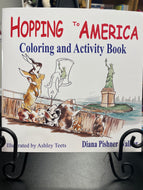 Hopping to America: Coloring and Activity Book