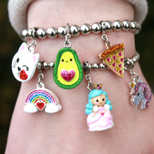 Load image into Gallery viewer, Charm It!- Glitter Rainbow Charm
