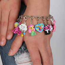Load image into Gallery viewer, Charm It!- Rainbow Heart Shaker Charm
