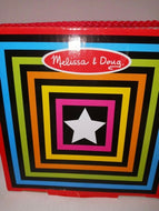 Melissa & Doug Alphabet Nesting And Stacking Blocks (10 Pieces) #2782. NIB