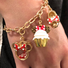 Load image into Gallery viewer, Charm It!- Gold Minnie Shaker Charm
