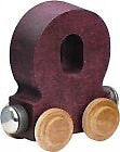 Name Train O - Bright Color Childrens Wooden Trains