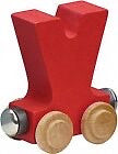 Name Train V - Bright Color Childrens Wooden Trains