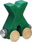 Name Train X - Bright Color Childrens Wooden Trains