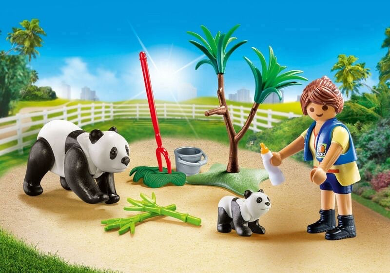 Playmobil Panda Caretaker Carry Case