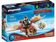 Playmobil Dragon Racing: Fishlegs and Meatlug