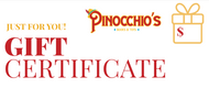 Pinocchio's Gift Card