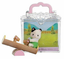 Load image into Gallery viewer, Calico Critters Mini Carry Case Cat on See-Saw
