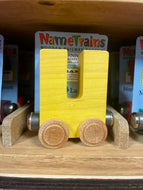 Wooden Name Train U