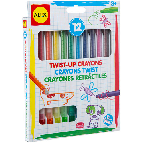 ALEX- 12 Twist-up Crayons