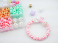 Easter DIY Stretchy Bracelet Craft Kit For Kids, Bunny Gift