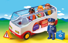 Load image into Gallery viewer, PLAYMOBIL 1.2.3 Airport Shuttle Bus
