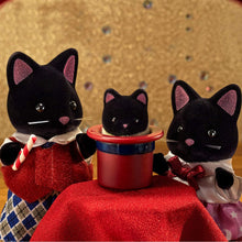 Load image into Gallery viewer, Calico Critters Midnight Cat Family
