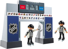 Load image into Gallery viewer, PLAYMOBIL NHL Score Clock with Referees
