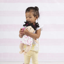 Load image into Gallery viewer, Baby Stella- Peach Doll With Black Hair
