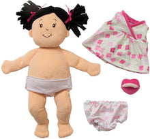Load image into Gallery viewer, Baby Stella- Peach Doll With Black Hair
