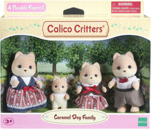 Load image into Gallery viewer, Calico Critters Caramel Dog Family
