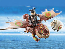 Load image into Gallery viewer, Playmobil Dragon Racing: Fishlegs and Meatlug
