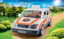 Load image into Gallery viewer, Playmobil Ambulance with Flashing Lights
