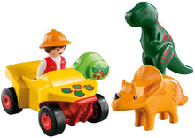 Load image into Gallery viewer, PLAYMOBIL 123 ATV Dinosaurs Figure Owl Tiger
