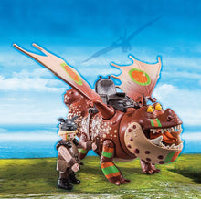 Load image into Gallery viewer, Playmobil Dragon Racing: Fishlegs and Meatlug
