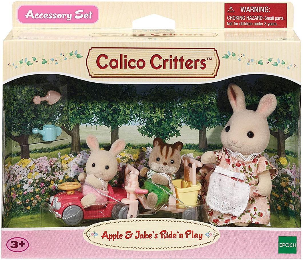 Calico Critters Apple & Jakes Ride n Play Accessory Set