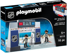 Load image into Gallery viewer, PLAYMOBIL NHL Score Clock with Referees
