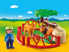 Load image into Gallery viewer, PLAYMOBIL Lion Enclosure Toy
