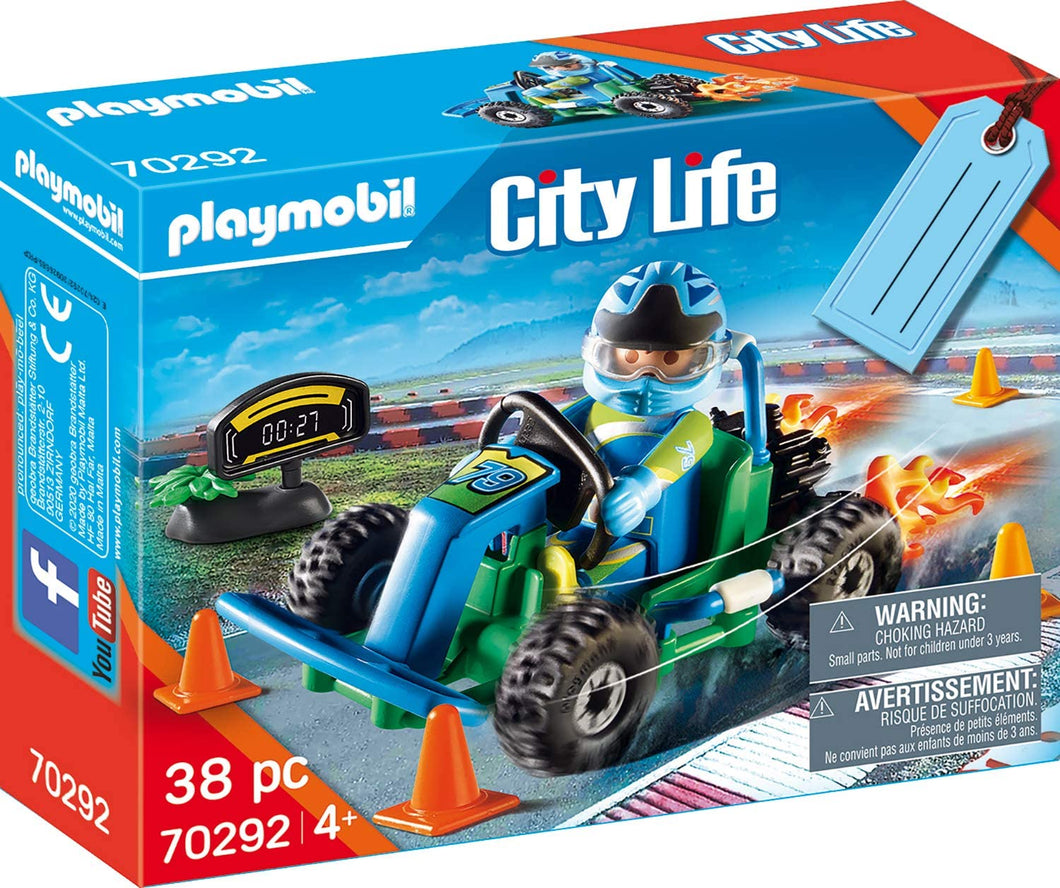 Playmobil Go Kart Racer Gift Set