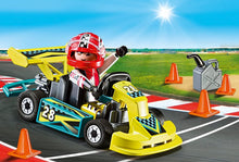Load image into Gallery viewer, Playmobil Go-Kart Racer Carry Case Building Set
